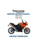 Triumph Tiger 1050 Service Manual PDF service repair manual cover