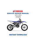 Yamaha YZ250FX Service Manual PDF service repair manual cover