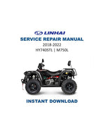 Linhai HY740STL M750L Service Manual 2018-2022 ATV Repair PDF service repair manual cover