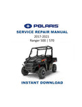 Polaris Ranger 500 570 Service Manual PDF service repair manual cover