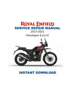 Royal Enfield Himalayan Euro IV Service Manual PDF service repair manual cover
