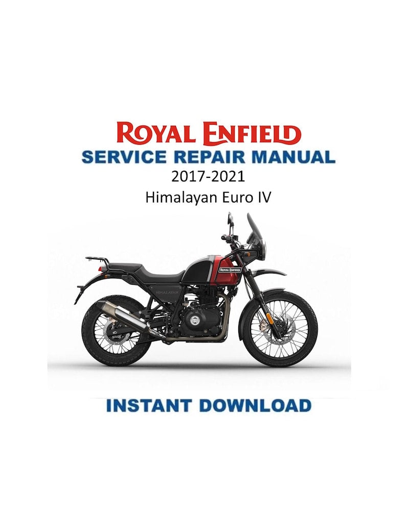 Royal Enfield Himalayan Euro IV Service Manual PDF service repair manual cover