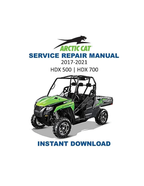 Arctic Cat HDX 500 700 Service Manual PDF service repair manual cover