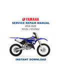 Yamaha YZ125 YZ125G2 Service Manual PDF service repair manual cover