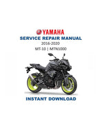 Yamaha MT-10 MTN1000 Service Manual PDF service repair manual cover