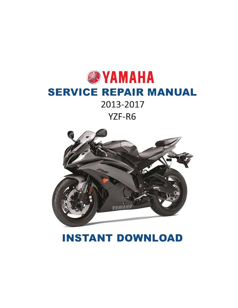 Yamaha YZF-R6 Service Manual PDF service repair manual cover