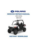 Polaris RZR 570 Service Manual PDF service repair manual cover
