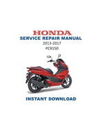 Honda PCX150 Service Manual PDF service repair manual cover