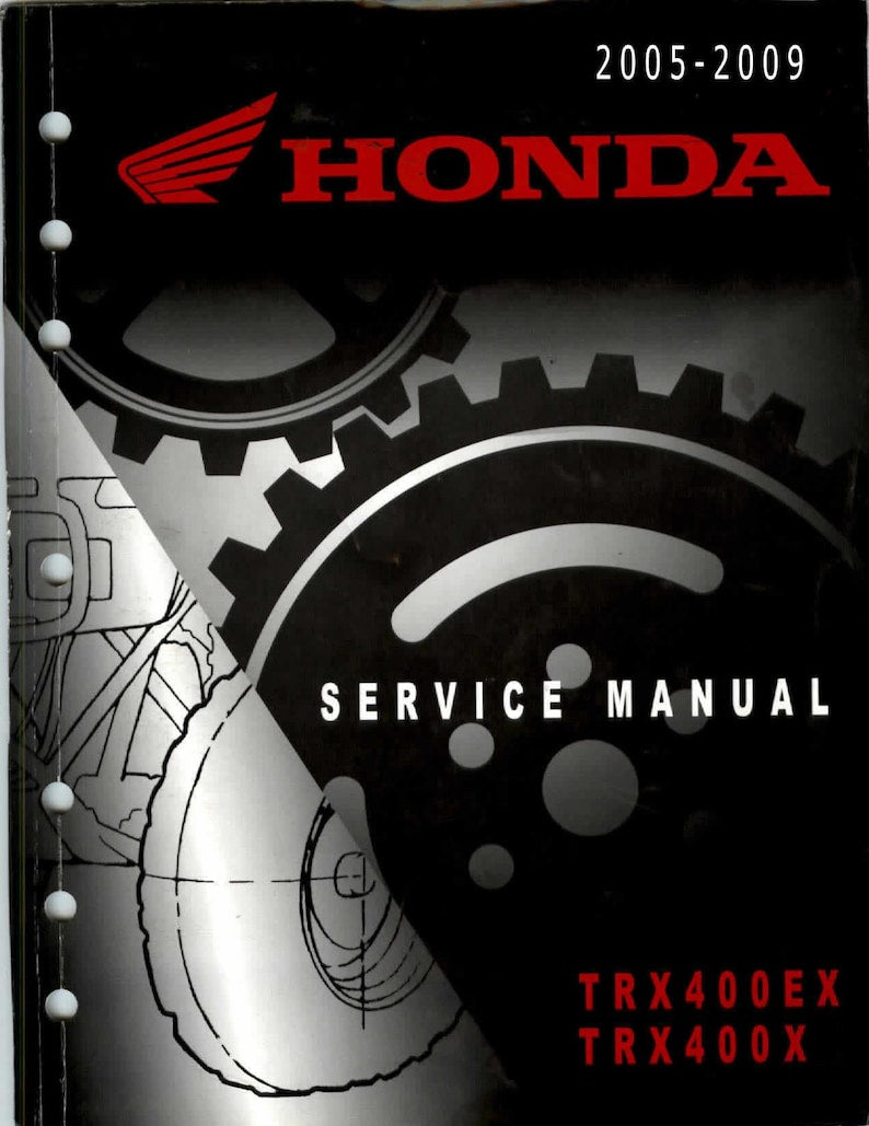 Honda TRX400EX TRX400X Service Manual service manual preview page 2
