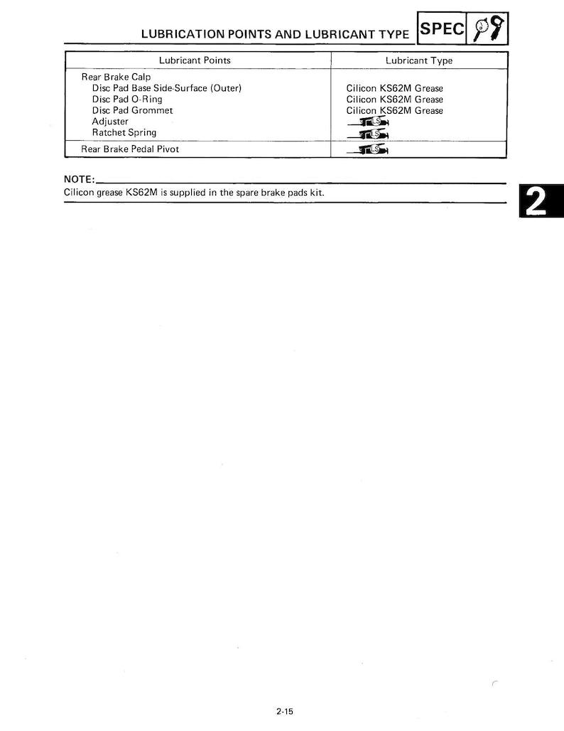 Yamaha Blaster YFS200 Service Manual service manual preview page 8