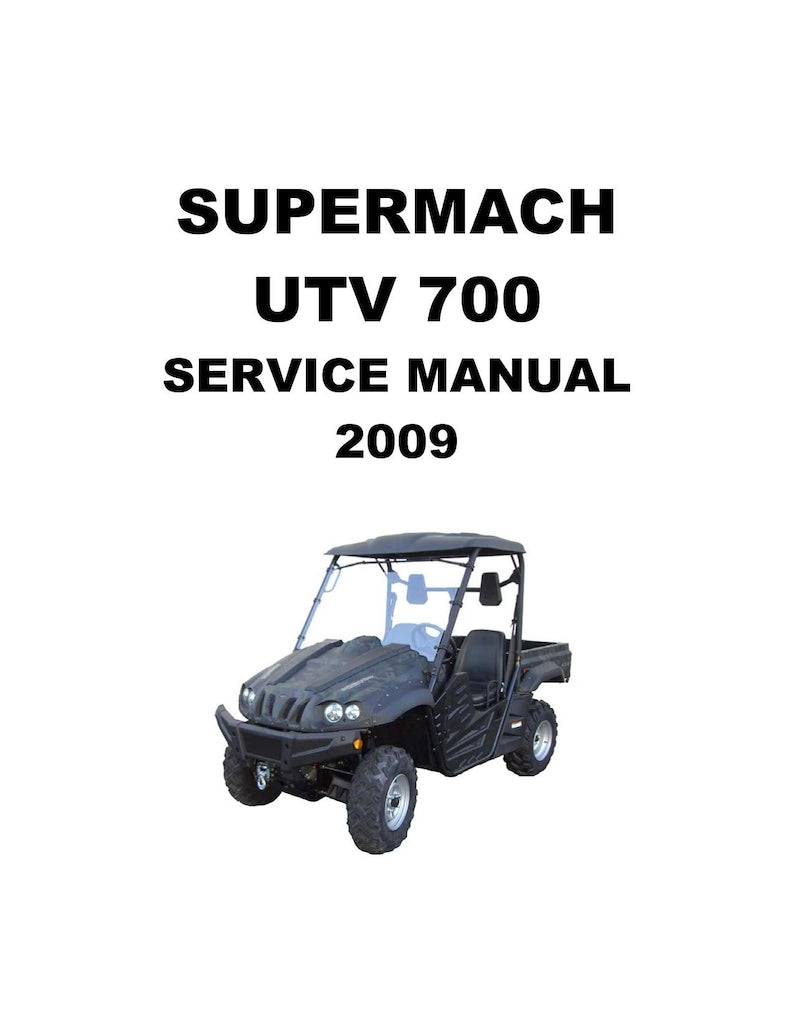 Supermach UTV 700 Service Manual service manual preview page 2