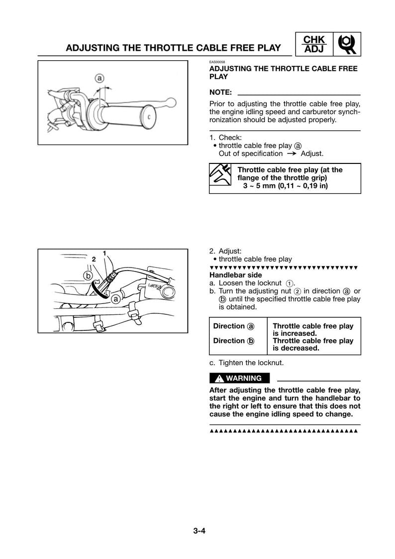 Yamaha DT125RE DT125X Service Manual service manual preview page 4
