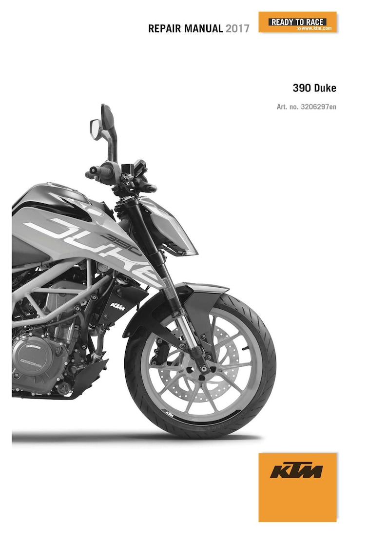 KTM 390 Duke Service Repair Manual 2017-2021 Motorcycle service manual preview page 2