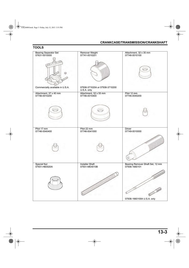 Honda Grom 125 Service Manual service manual preview page 10