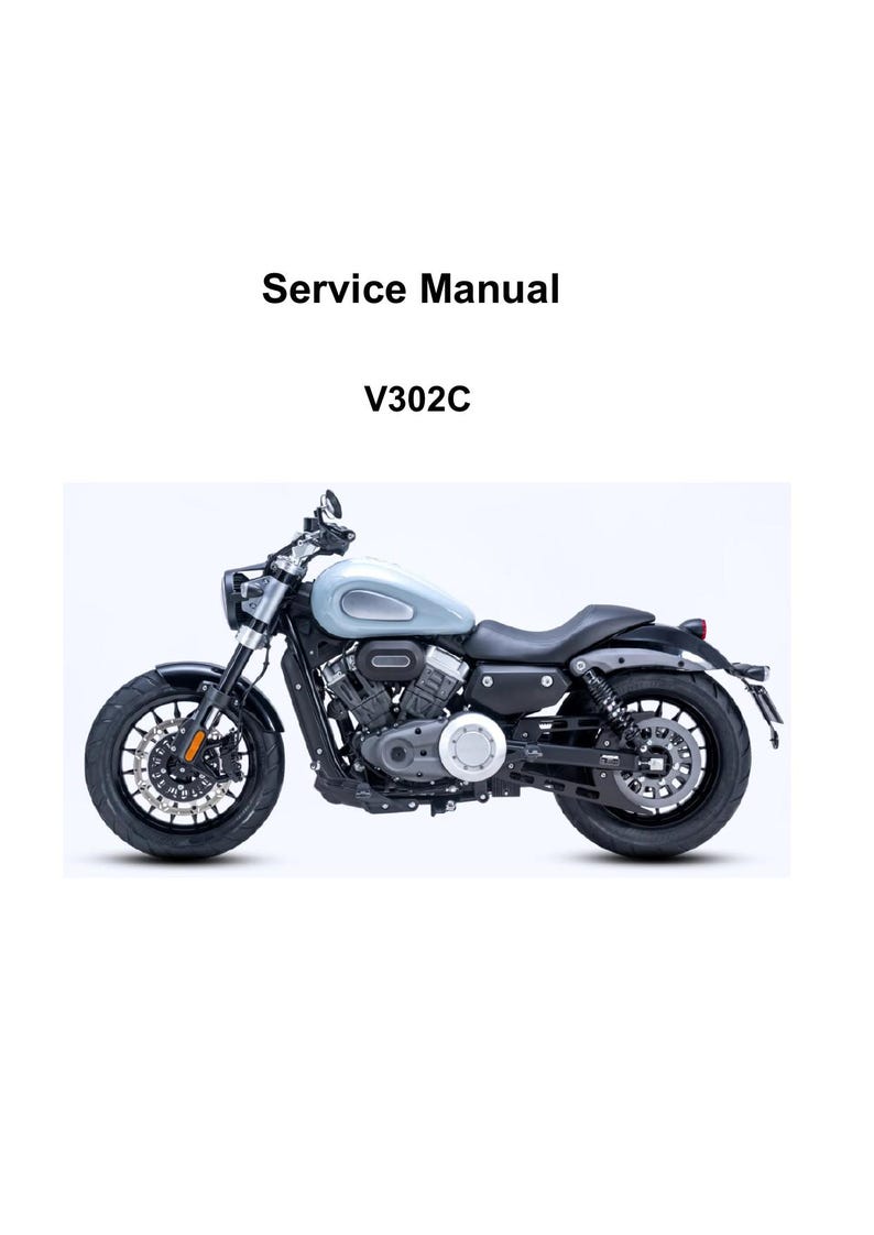 Benelli V302C Service Manual service manual preview page 2