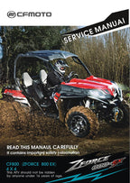 CFMoto ZForce 800 EX CF800 Service Manual 2013-2017 UTV service manual preview page 2