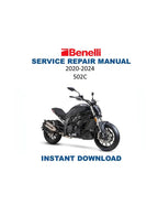 Benelli 502C Service Manual PDF service repair manual cover