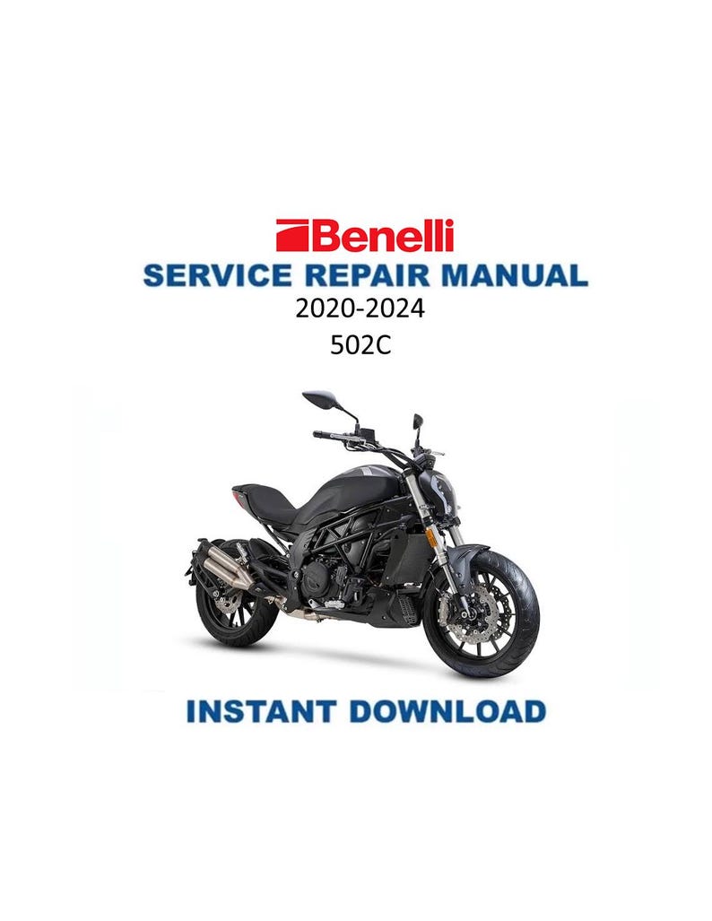 Benelli 502C Service Manual PDF service repair manual cover