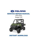 Polaris Ranger 570 Service Manual 2016-2025 Full-Size UTV PDF service repair manual cover