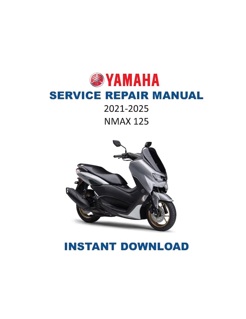 Yamaha NMAX 125 Service Manual 2021-2025 Scooter GPD125 PDF service repair manual cover
