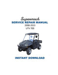 Supermach UTV 700 Service Manual PDF service repair manual cover