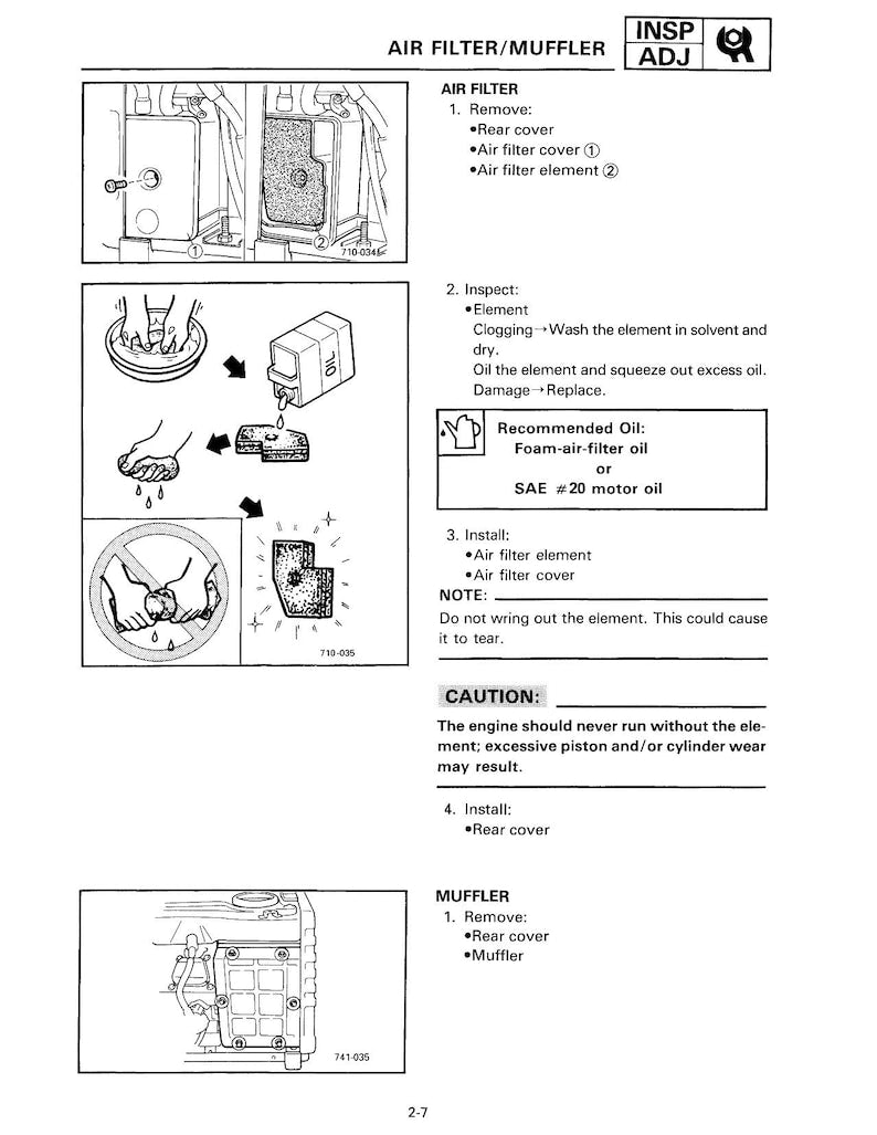 Yamaha EF1000 Generator Service Manual 1995-1999 service manual preview page 5
