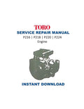 Onan Toro Power Plus P216 P218 P220 P224 Service Manual PDF service repair manual cover