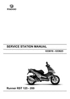 Piaggio Gilera Runner RST 125 200 Service Manual 2007-2011 Scooter service manual preview page 2