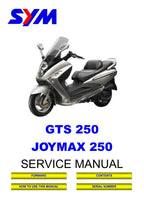 SYM GTS 250 Joymax 250 Service Manual 2005-2009 Scooter service manual preview page 2