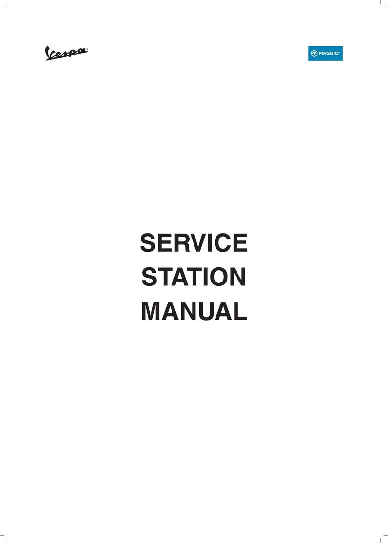 Vespa VXL SXL LX zx 125 149 Service Manual service manual preview page 2