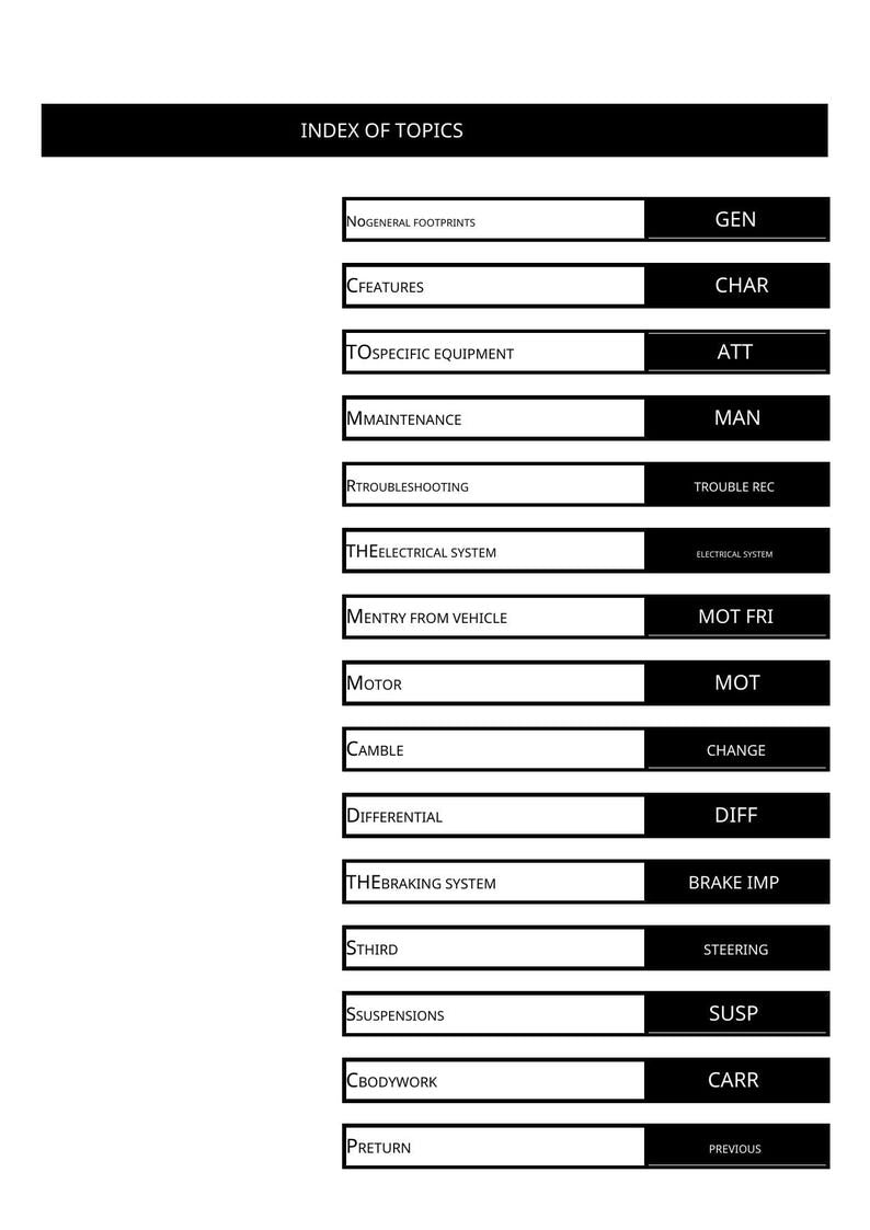 Piaggio Ape Classic 400 Service Manual service manual preview page 3