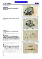SYM GTS 250 Joymax 250 Service Manual 2005-2009 Scooter service manual preview page 7