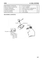 SYM Fiddle II Scooter Service Manual 2005-2009 50cc Motorcycle service manual preview page 7