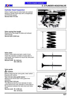 SYM HD125 HD200 Motorcycle Service Manual 2000-2004 Repair service manual preview page 8