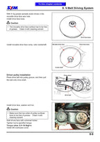 SYM GTS 250 Joymax 250 Service Manual 2005-2009 Scooter service manual preview page 9