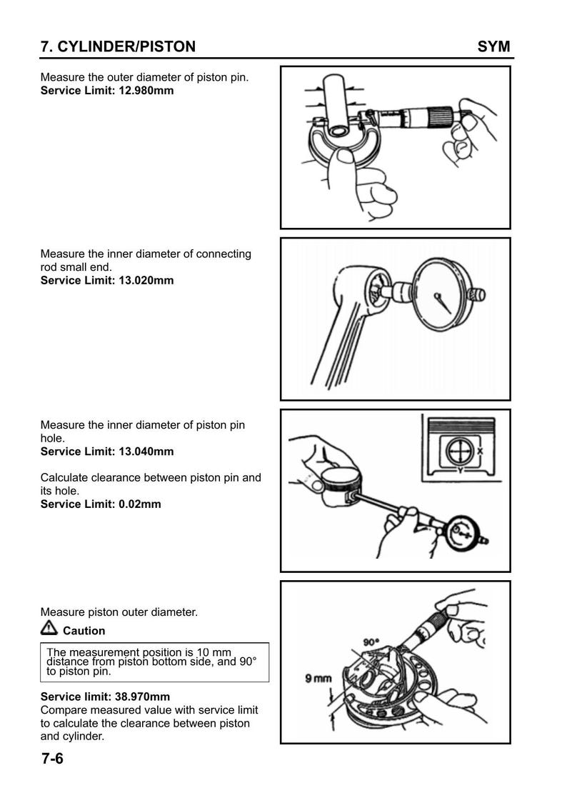SYM Fiddle II Scooter Service Manual 2005-2009 50cc Motorcycle service manual preview page 9