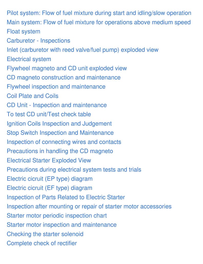 Tohatsu 9.9 HP Outboard Service Manual 2000-2004 Repair service manual preview page 11