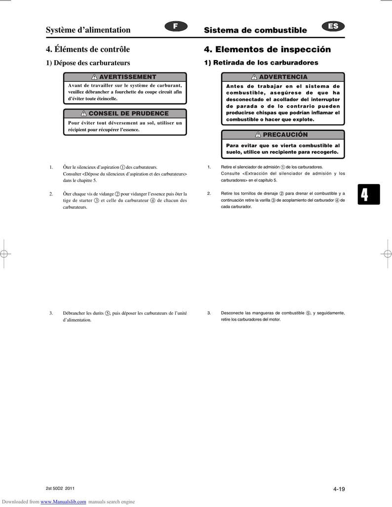 Tohatsu MX 50D2 MWX 50D2 Service Manual service manual preview page 5