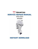 Tohatsu MFS60A 60 HP Service Manual PDF service repair manual cover