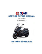 SYM Maxsym 400i Service Manual PDF service repair manual cover