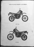 Suzuki DR600S DR500S Service Manual service manual preview page 3