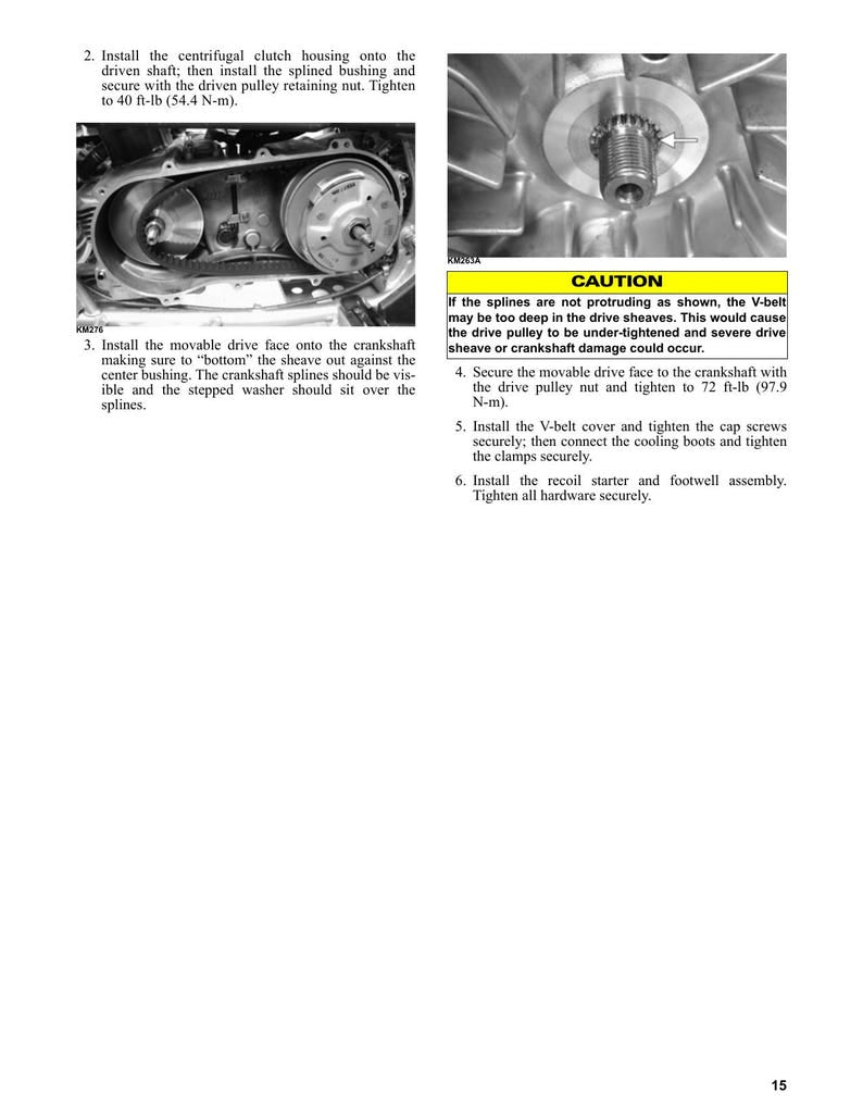 Tracker Off Road 300 ATV Service Manual service manual preview page 5