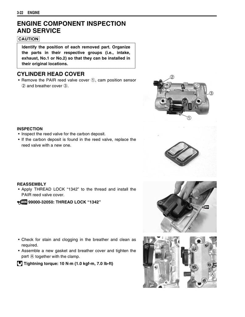 Suzuki AN650 Burgman 650 Service Manual service manual preview page 5