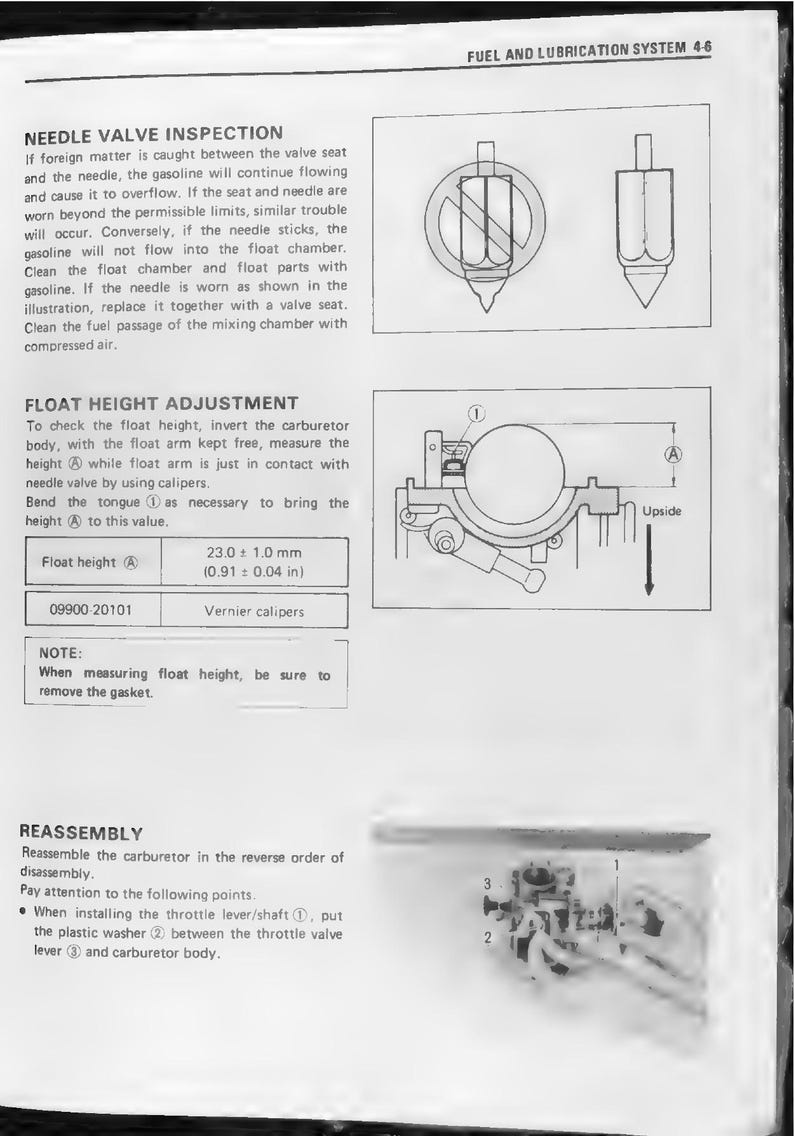 Suzuki DR600S DR500S Service Manual service manual preview page 9