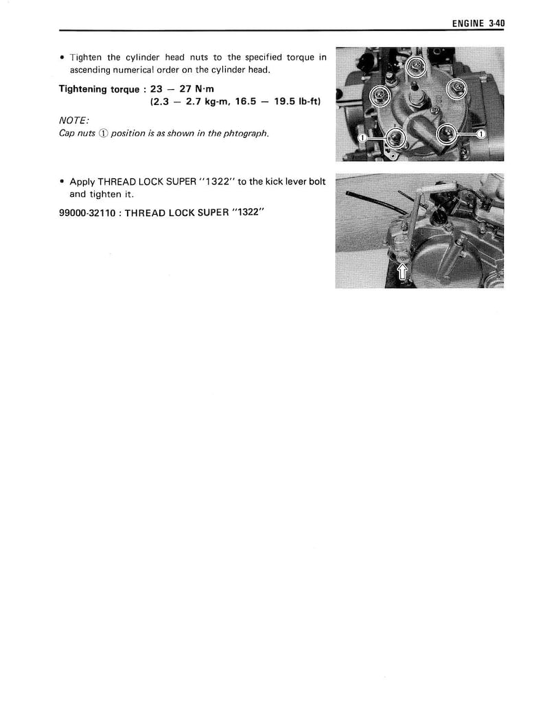Suzuki TS200R Service Manual 1990-1994 Motorcycle service manual preview page 8