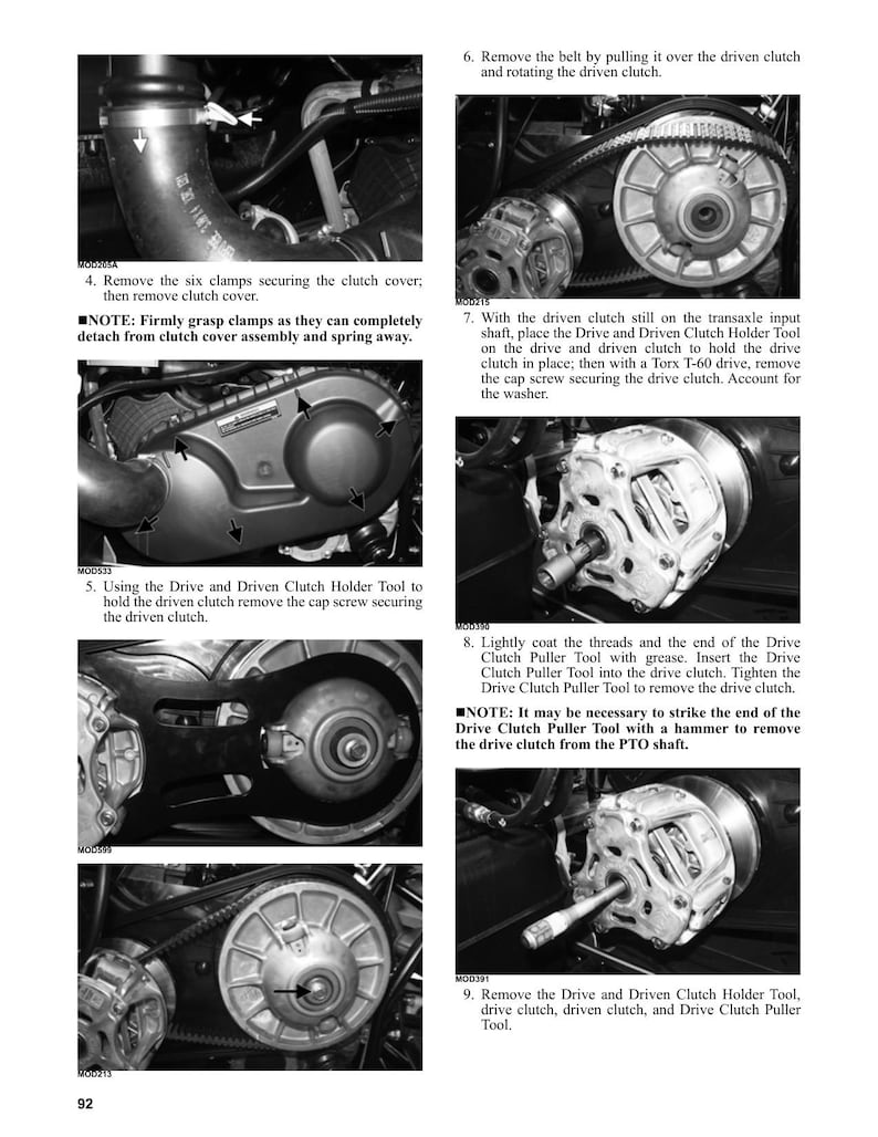 Tracker Off Road 800SX Crew Service Manual service manual preview page 5
