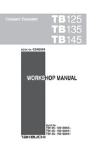 Takeuchi TB125 TB135 TB145 Service Manual service manual preview page 2