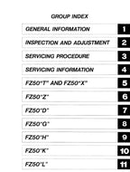 Suzuki FZ50 Service Manual 1979-1983 50cc Motorcycle service manual preview page 3