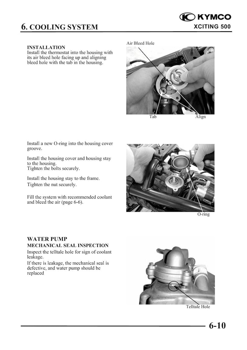 KYMCO Xciting 500 Service Manual service manual preview page 7