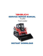 Takeuchi TL12R2 Track Loader Service Manual PDF service repair manual cover